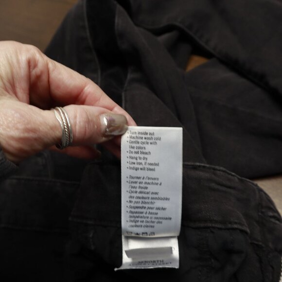 Paige Mayslie Jogger Pants Womens 28 Black Weekender Moto Racing Elevated Basic - Picture 10 of 16